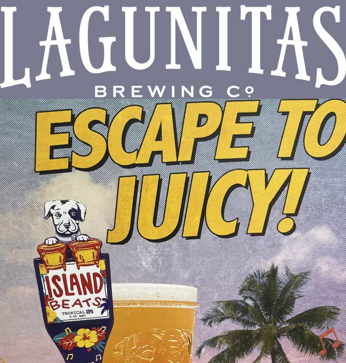 Junction 70 beer of the month september 23 in lagunitas Island Beats IPA