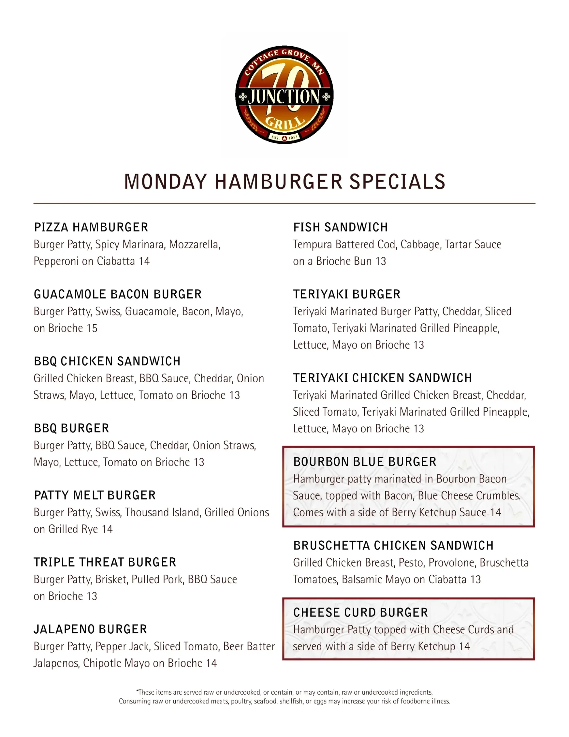 Junction 70 Monday Handheld Menu-1